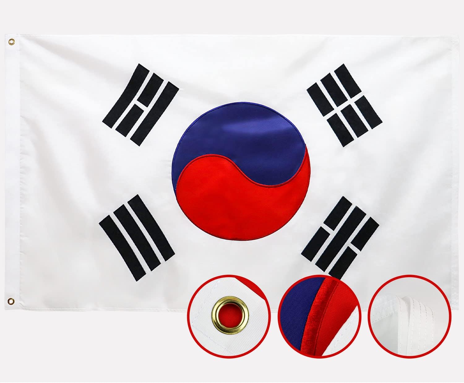 海盐韩国国旗 3x5ft